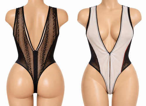 Body dessous schwarz - ,