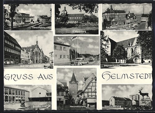 Helmstedt albrechtplatz - ak,