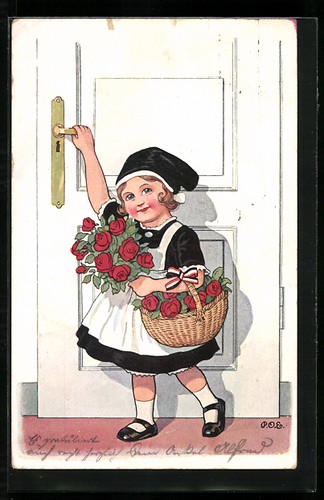 Künstler o engelhard - künstler-ak,